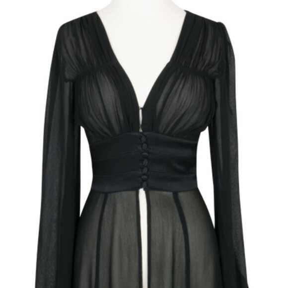 Trashy Diva Dresses & Skirts - 1940's Long Robe Forties Follies Trashy Diva Lingerie Dress Coat hollywood glam